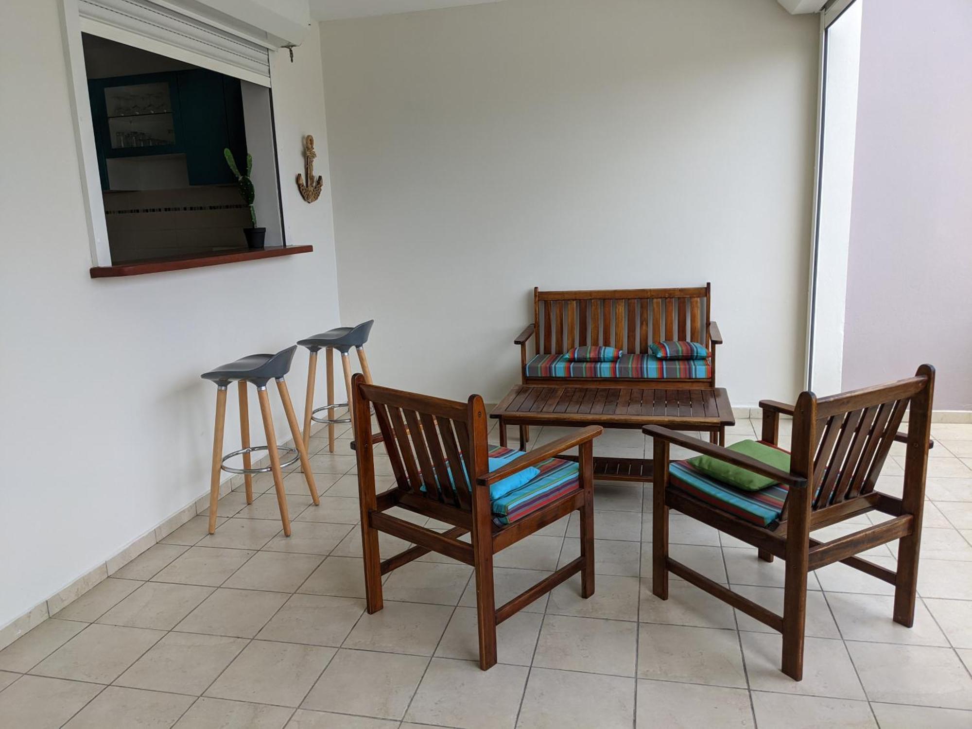 Ferienwohnung Les Terrasses De La Marina Le Marin Exterior foto